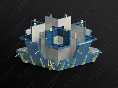 Металлоформа гексабитов ГБ-3 на 4 места открытая