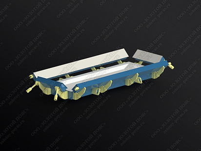 Металлоформа плит ПТ 75.240.20 открытая