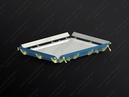 Металлоформа плит ПТ 300.210.20 открытая