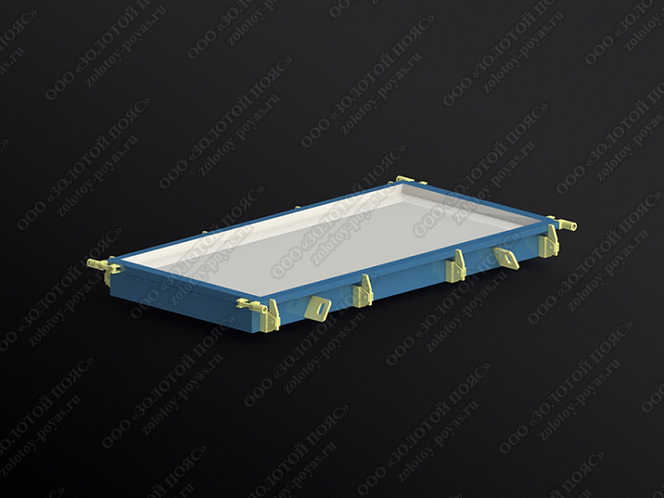 Металлоформа плиты лотка П10 закрытая