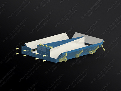 Металлоформа стоек К2,7-2 на 2 места открытая