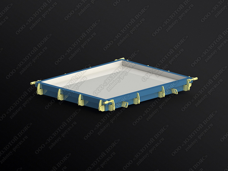 Металлоформа плит ПТ 300.240.14 закрытая