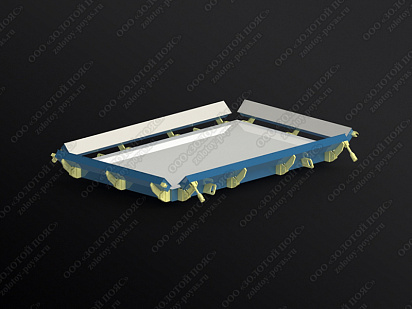 Металлоформа плит ПТ 300.180.20 открытая