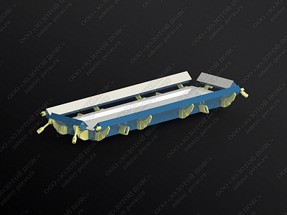 Металлоформа плит ПТ 75.300.16 открытая