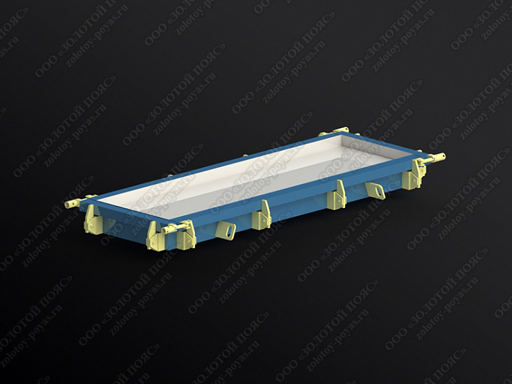 Металлоформа плит ПТ 300.90.10 закрытая