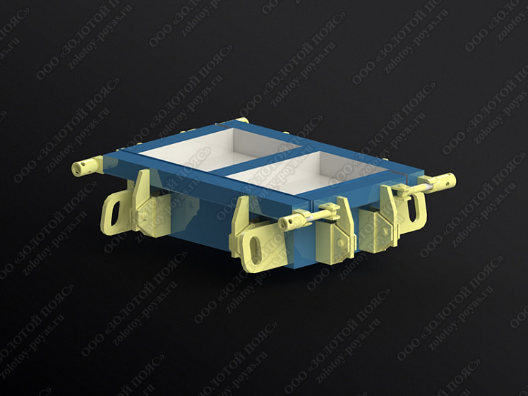 Металлоформа плит ПП1 на 2 места закрытая