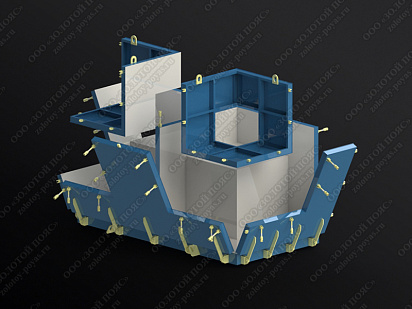 Металлоформа гексабитов ГБ-13 на 2 места открытая