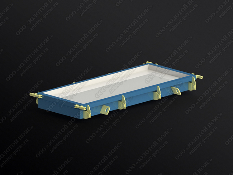 Металлоформа плиты лотка П8 закрытая