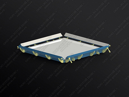 Металлоформа плит ПТ 300.300.20 открытая