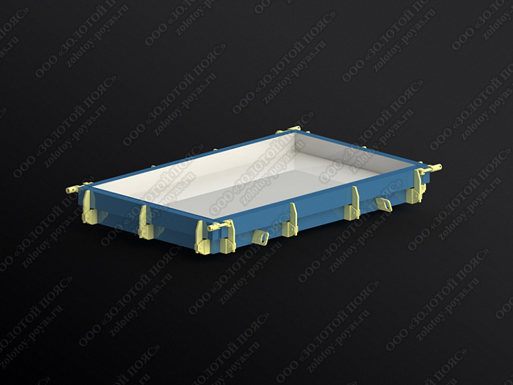 Металлоформа плит ПТ 300.180.20 закрытая