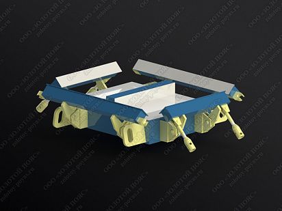 Металлоформа плит ПП2 на 2 места открытая