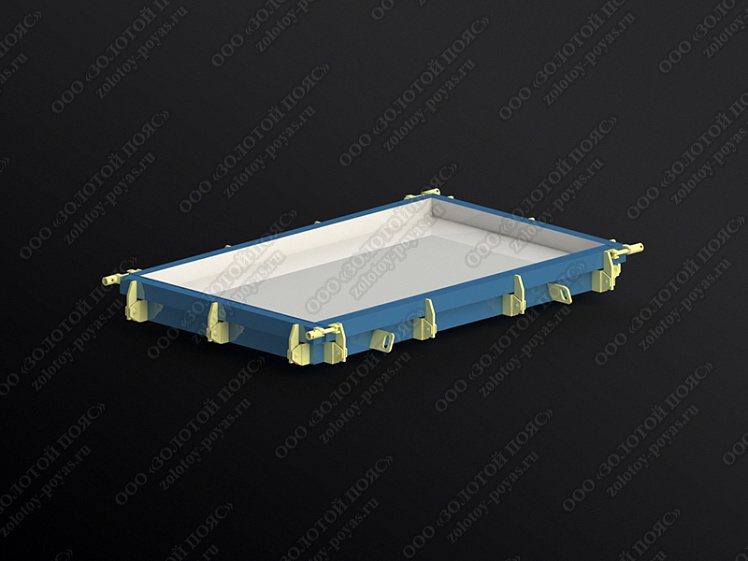 Металлоформа плит ПТ 300.180.14 закрытая