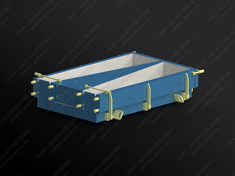 Металлоформа стоек К2,7-4Б-350 на 2 места закрытая