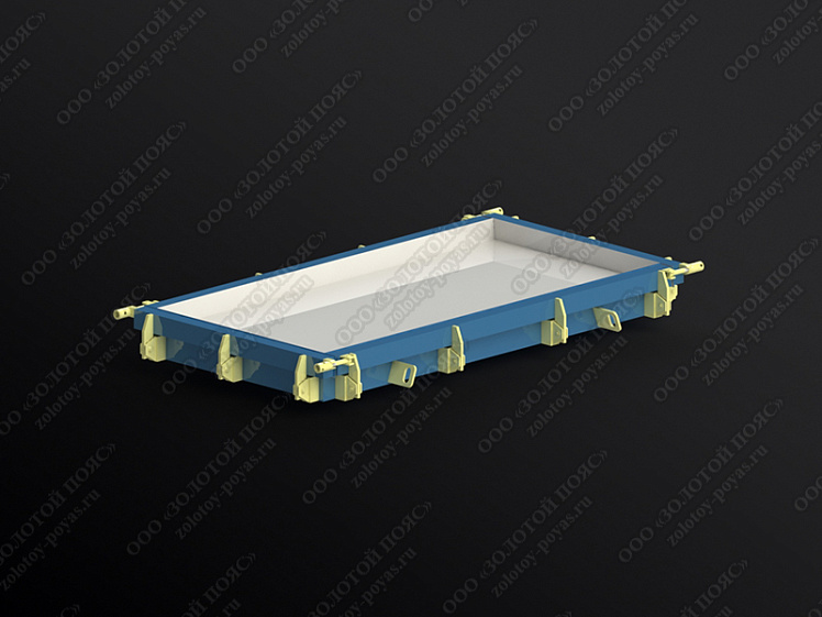 Металлоформа плит ПТ 300.150.14 закрытая