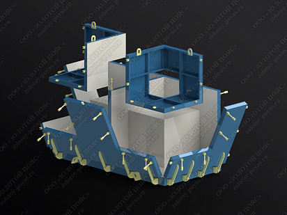 Металлоформа гексабитов ГБ-10 на 2 места открытая
