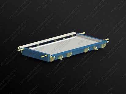 Металлоформа плиты лотка П11 открытая