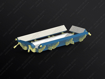 Металлоформа плит ПТ 75.240.25 открытая