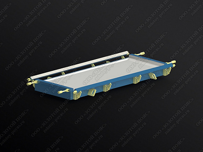 Металлоформа плиты лотка П7 открытая