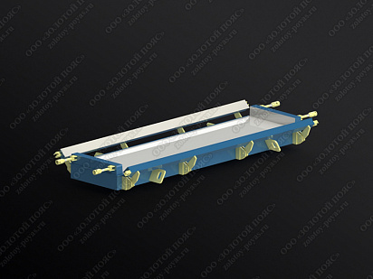 Металлоформа плиты лотка П6 открытая