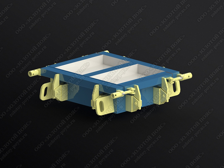 Металлоформа плит ПП2 на 2 места закрытая