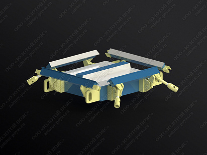 Металлоформа плит ПТ 75.30.6 на 2 места открытая