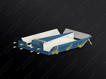 Металлоформа стоек К2,7-4А на 2 места открытая