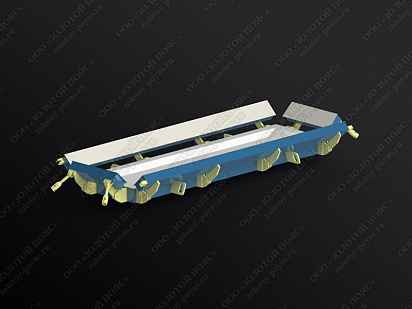 Металлоформа плит ПТ 75.300.20 открытая