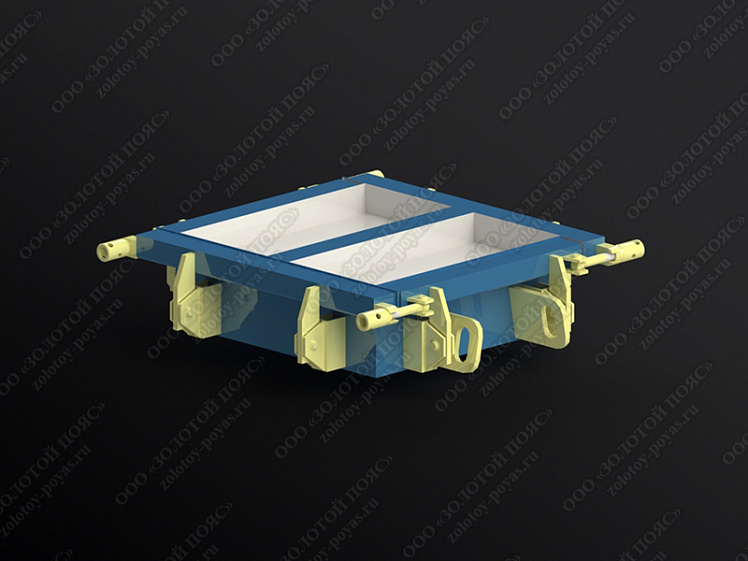 Металлоформа плит ПП3 на 2 места закрытая