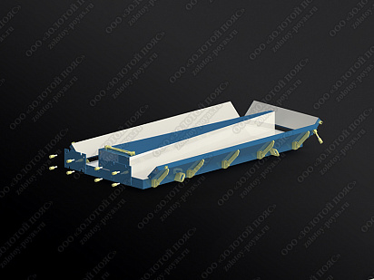 Металлоформа стоек К4,6-4А-350 на 2 места открытая