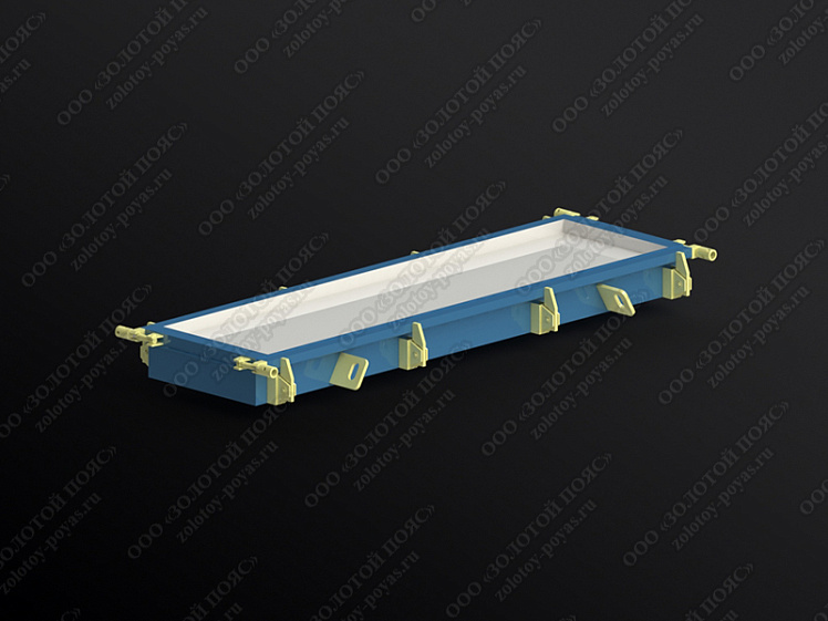 Металлоформа плиты лотка П5 закрытая