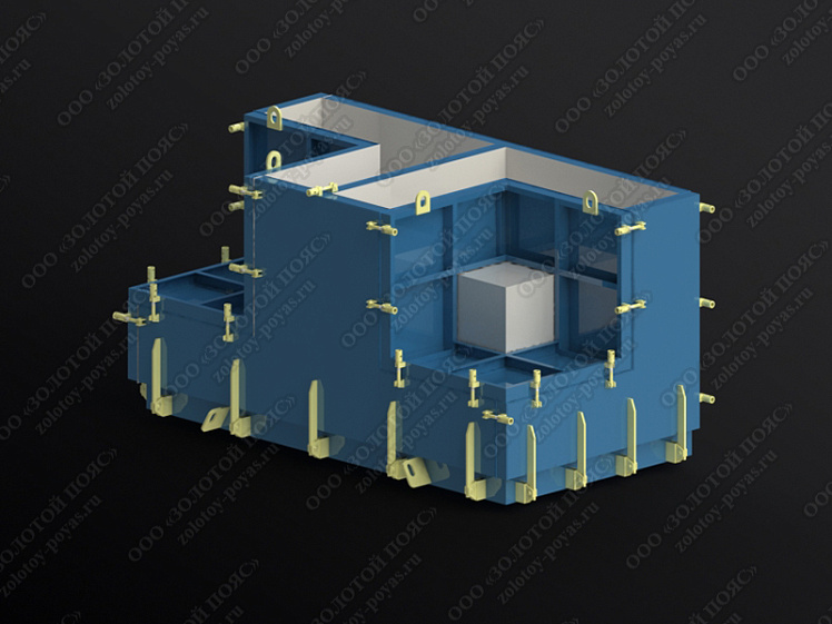 Металлоформа гексабитов ГБ-10 на 2 места закрытая