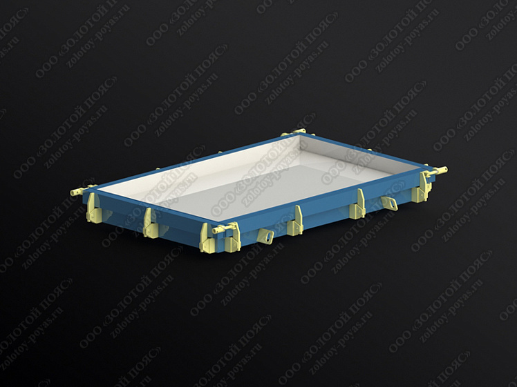 Металлоформа плит ПТ 300.180.16 закрытая