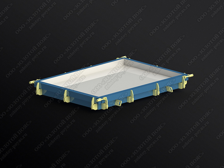 Металлоформа плит ПТ 300.210.16 закрытая