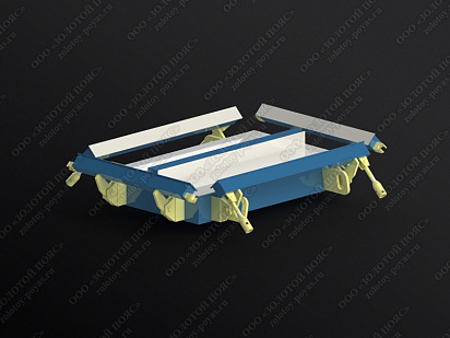 Металлоформа плит ПП5 на 2 места открытая