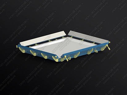 Металлоформа плит ПТ 300.240.25 открытая