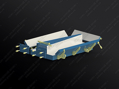 Металлоформа стоек К2,3-2 на 2 места открытая