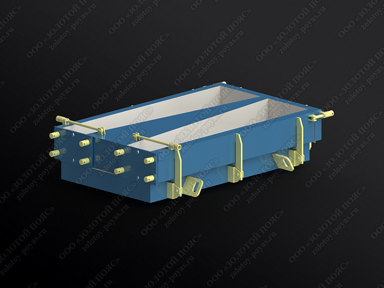 Металлоформа стоек К2,3-2 на 2 места закрытая