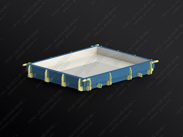 Металлоформа плит ПТ 300.240.25 закрытая