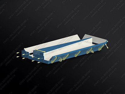 Металлоформа стоек К4,6-4А на 2 места открытая