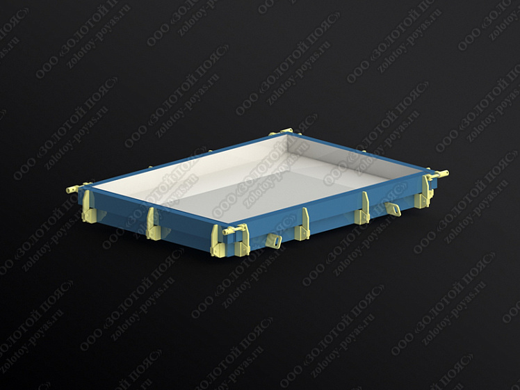 Металлоформа плит ПТ 300.210.20 закрытая