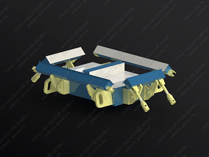 Металлоформа плит ПП1 на 2 места открытая