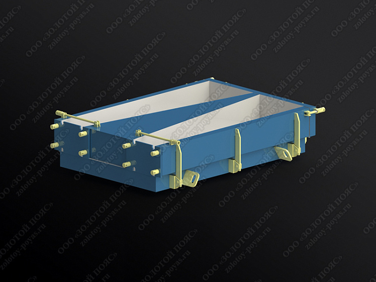 Металлоформа стоек К2,6-4А-350 на 2 места закрытая