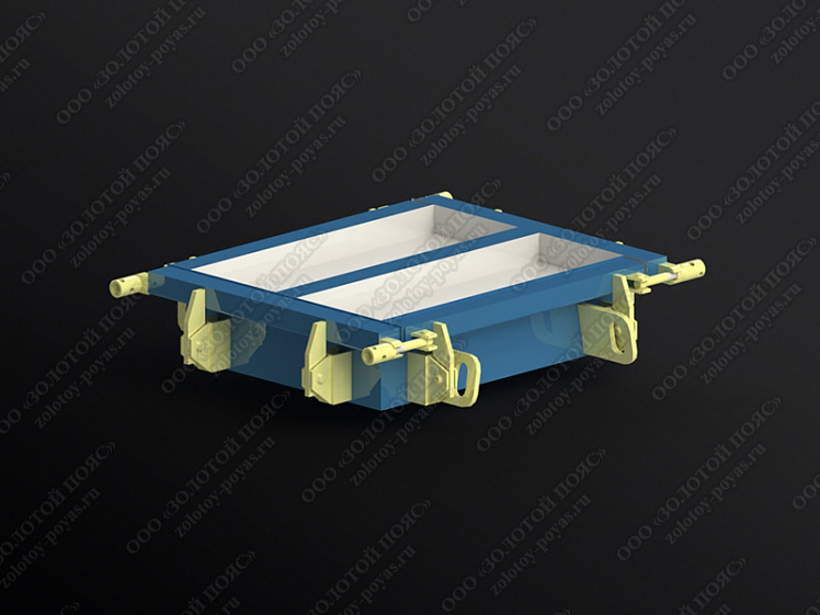 Металлоформа плит ПП4 на 2 места закрытая