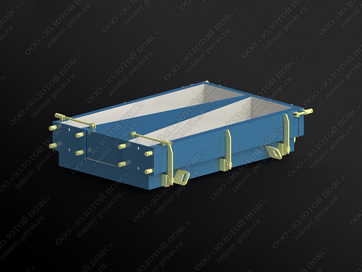 Металлоформа стоек К2,7-2 на 2 места закрытая