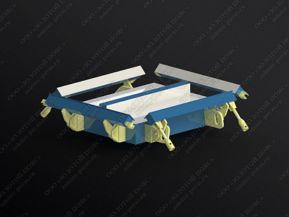 Металлоформа плит ПП4 на 2 места открытая