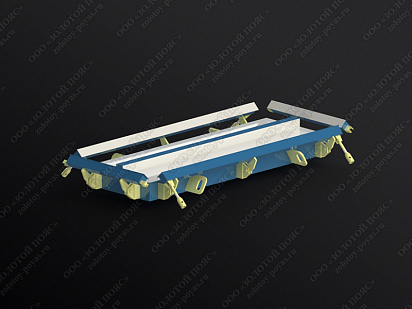 Металлоформа плит ПП9 на 2 места открытая