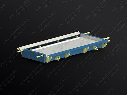 Металлоформа плиты лотка П9 открытая