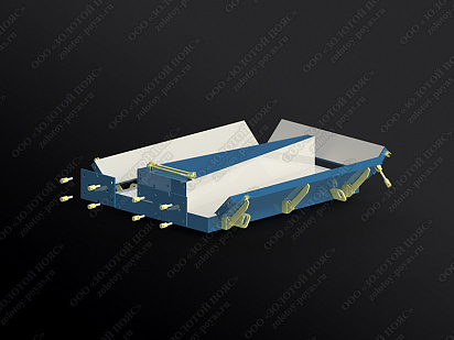 Металлоформа стоек К2,7-4,5 на 2 места открытая