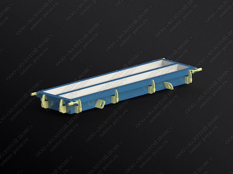 Металлоформа плит ПП11 на 2 места закрытая