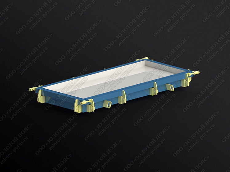 Металлоформа плит ПТ 300.120.12 закрытая